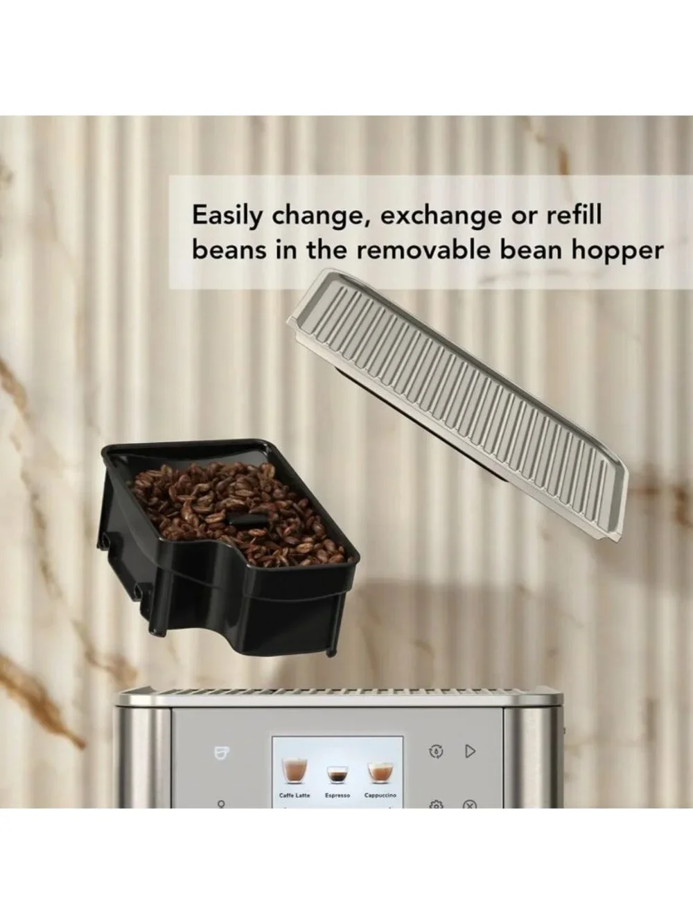 KitchenAid KF8 Super Automatic Espresso Machine Brushed Stainless Steel